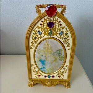 Gold and Red Jeweled Disney Princess Wardrobe Closet , Makeup, Jewelry W/ Mirror